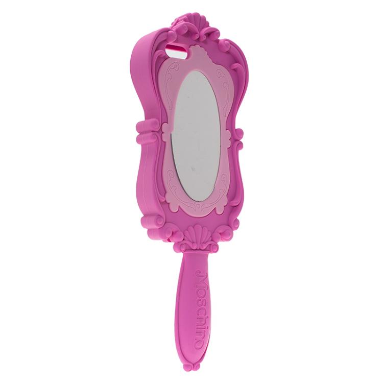 Moschino Pink Rubber Mirror iPhone 5 Case Moschino