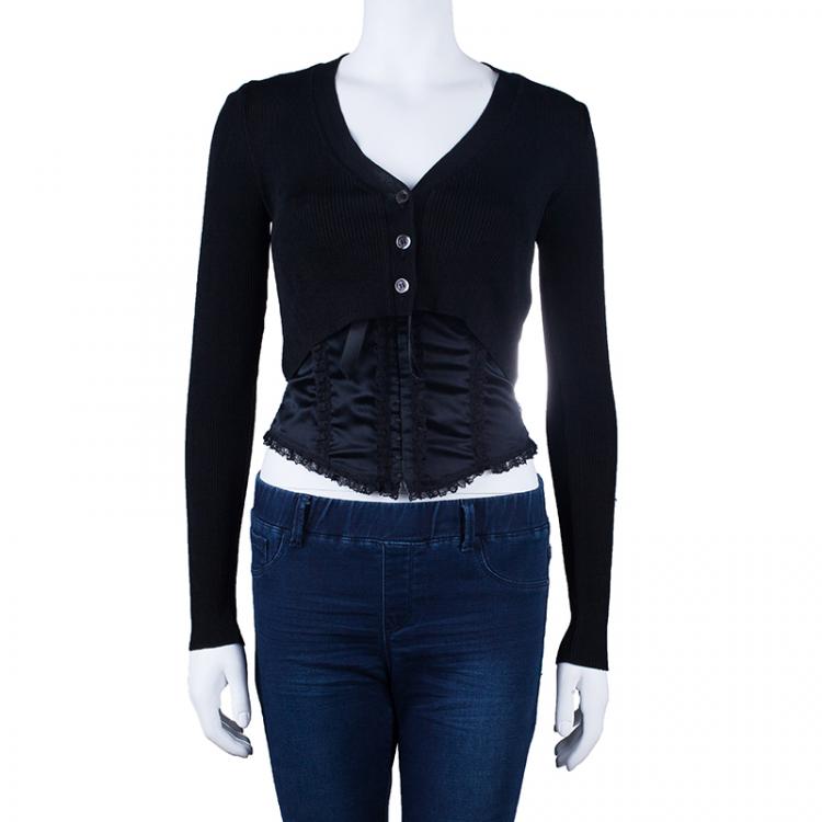 Pre Owned Moschino Couture Black Bustier Top + Jacket