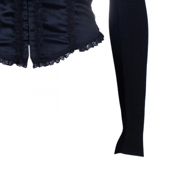 Pre Owned Moschino Couture Black Bustier Top + Jacket