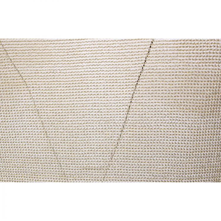Pre Owned Moschino Couture Gold Mesh Sleeveless Top L