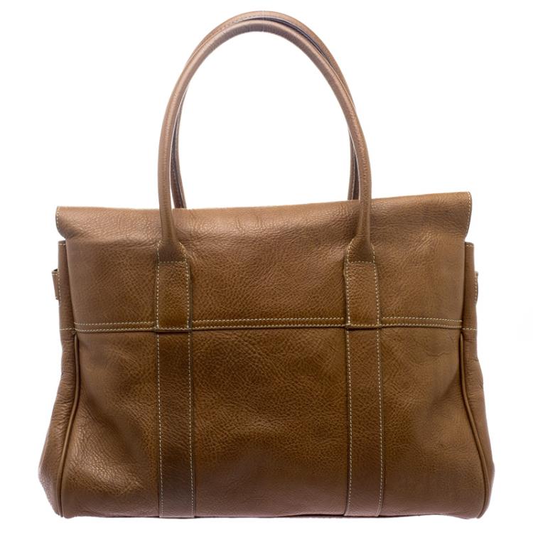 Pre Owned Mulberry Brown  Leather Bayswater Satchel