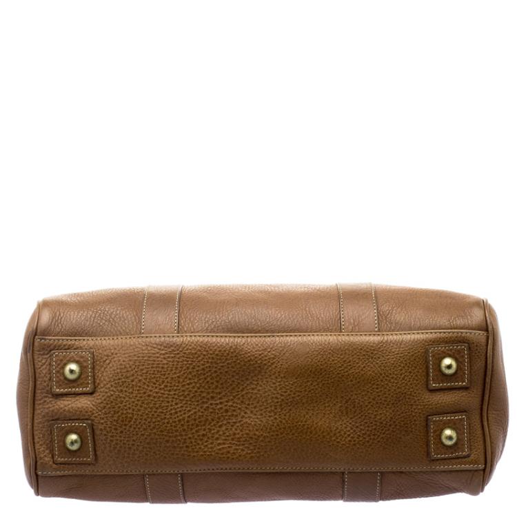 Pre Owned Mulberry Brown  Leather Bayswater Satchel