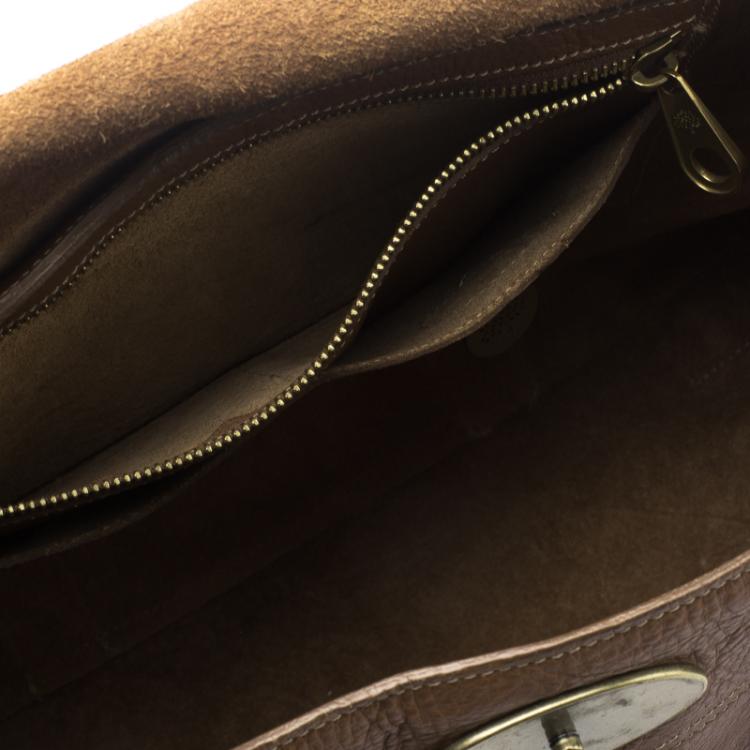 Pre Owned Mulberry Brown  Leather Bayswater Satchel