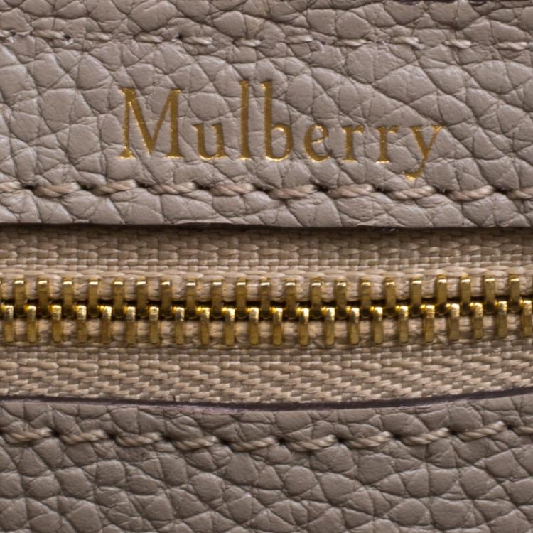Pre Owned Mulberry Beige Leather Bayswater Satchel