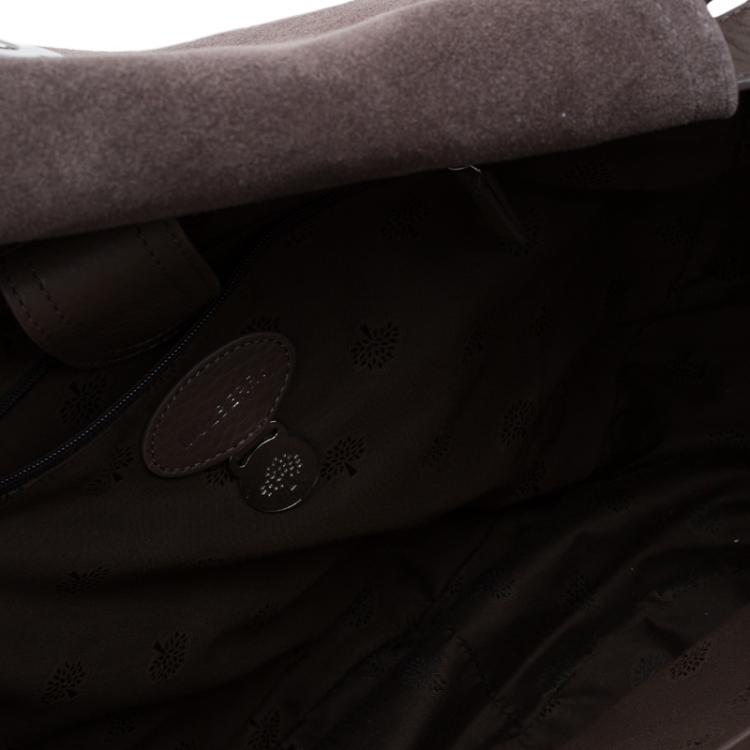 Pre Owned Mulberry Brown Grained Leather Daria Shoulder Bag