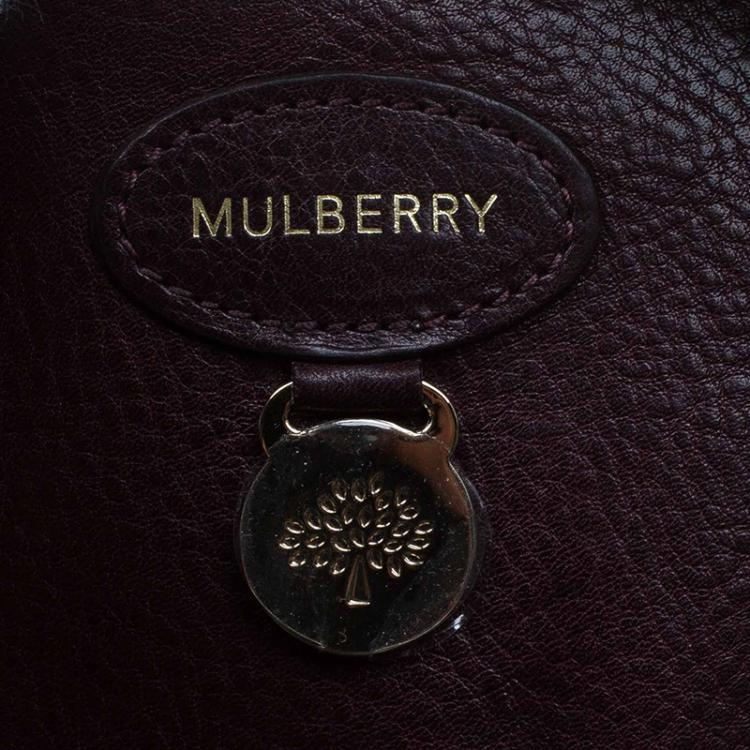 Pre Owned Mulberry Brown Leather Bayswater Satchel