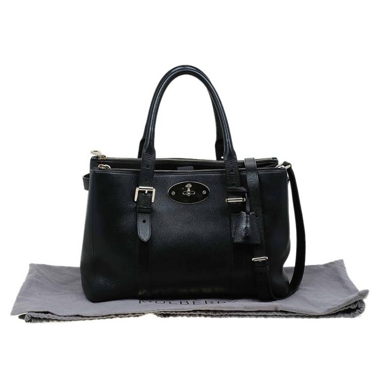 mulberry black tote