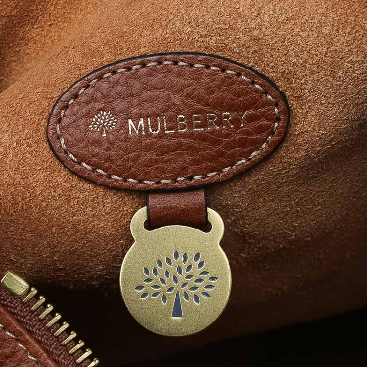 Pre Owned Mulberry Brown Leather Seth Messenger Bag