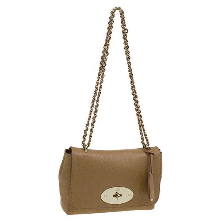 مملوكة مسبقًا Mulberry Light Brown Leather Lily Crossbody Bag