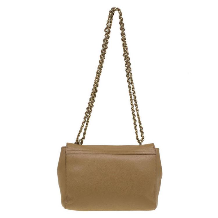 مملوكة مسبقًا Mulberry Light Brown Leather Lily Crossbody Bag