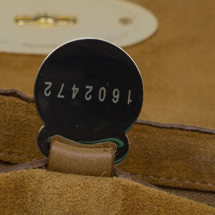 مملوكة مسبقًا Mulberry Light Brown Leather Lily Crossbody Bag