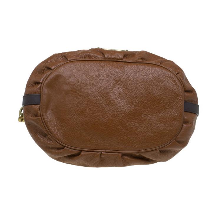 Pre Owned Mulberry Brown Leather Mitzy Hobo