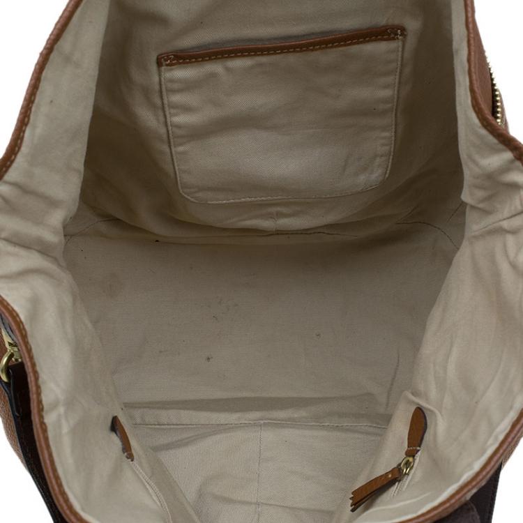 Pre Owned Mulberry Brown Leather Mitzy Hobo