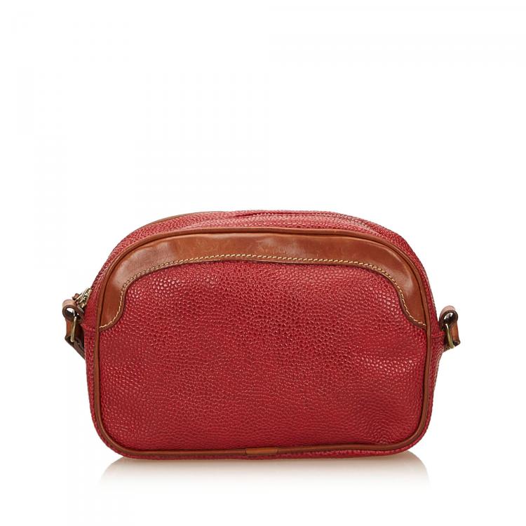 Pre Owned Mulberry Bi Color Coated Canvas Crossbody Bag
