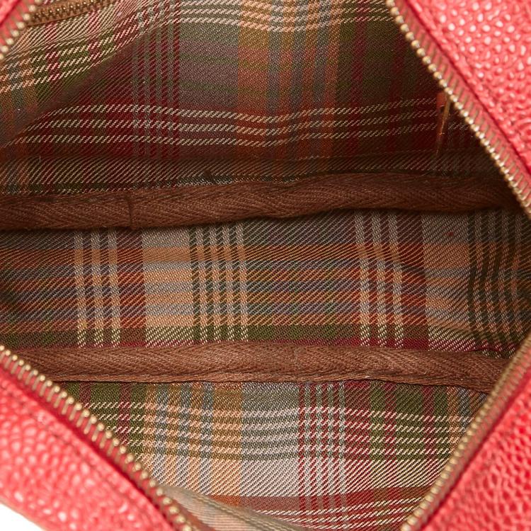 Pre Owned Mulberry Bi Color Coated Canvas Crossbody Bag