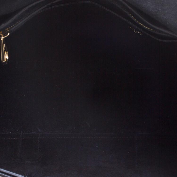 Pre Owned Mulberry Black Leather Bayswater Satchel