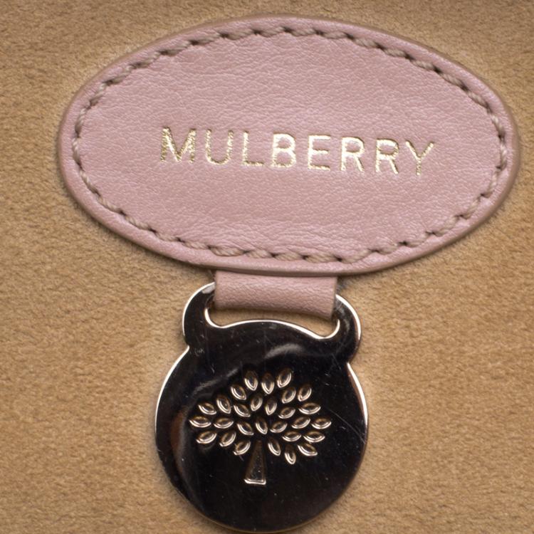 Pre Owned Mulberry Beige Leather Bayswater Satchel