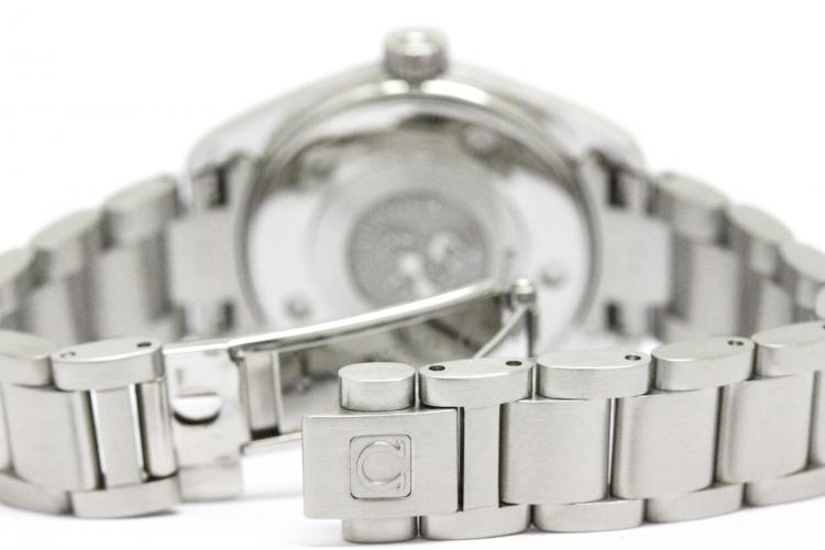 Pre Owned Omega Silver Stainless Steel Seamaster Aqua Terra Women's Wristwatch 29MM