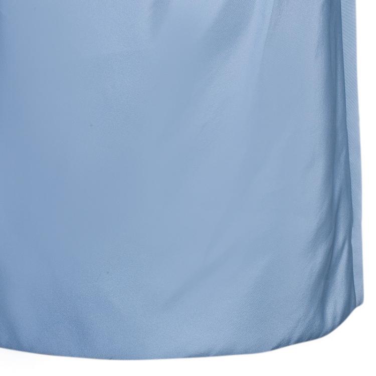 Pre Owned Oscar de la Renta Blue Short Sleeve Dress M