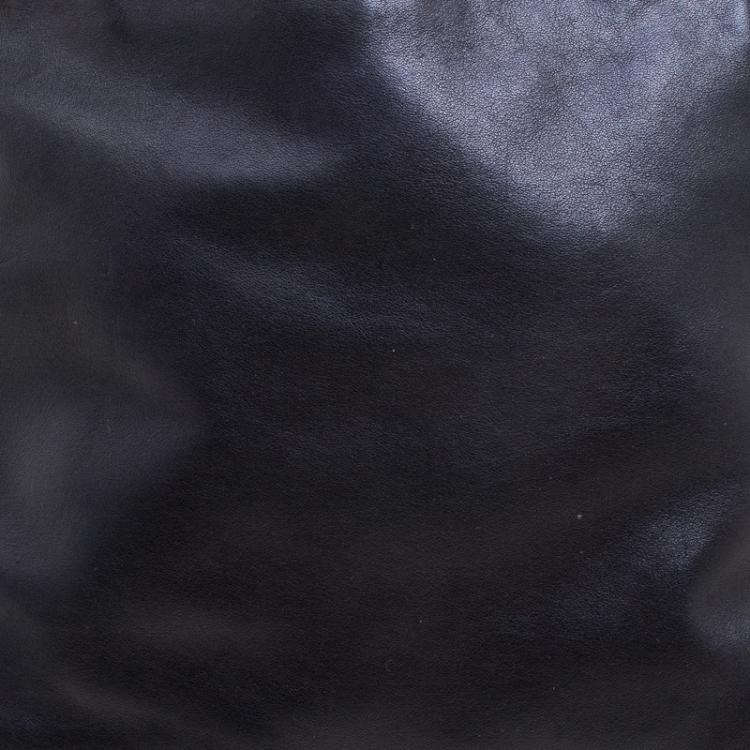 Pre Owned Paule Ka Black Leather Tote