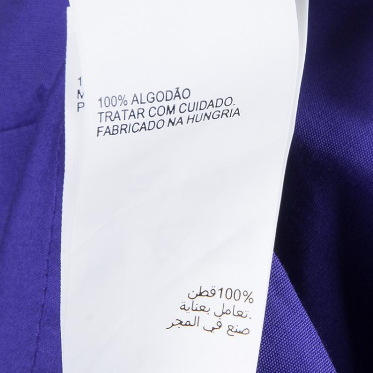 Pre Owned Peter Pilotto Blue Broderie Anglaise Sleeveless Shirt S