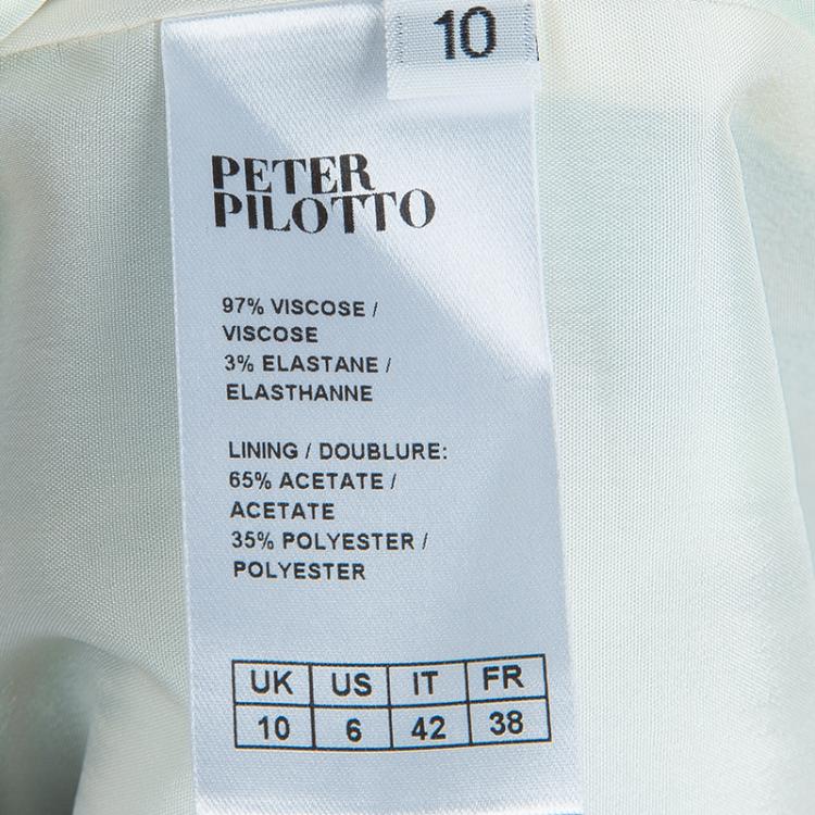 Pre Owned Peter Pilotto Printed Knee-Length Dress M