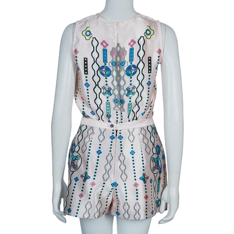 Peter Pilotto Digital Print Silk Shorts S Peter Pilotto TLC