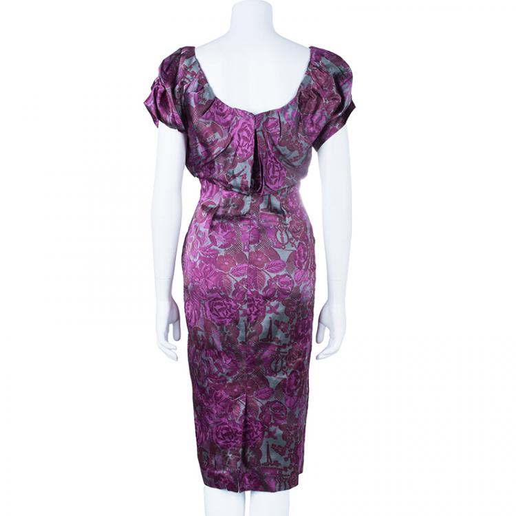 Pre Owned Philosophy di Alberta Ferretti Floral Printed Dress M