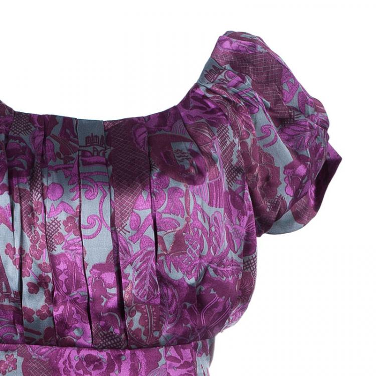 Pre Owned Philosophy di Alberta Ferretti Floral Printed Dress M