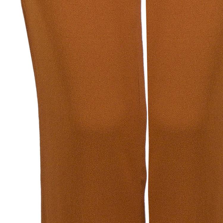 Pre Owned Philosophy di Alberta Ferretti Tangerine Tapered Pants M