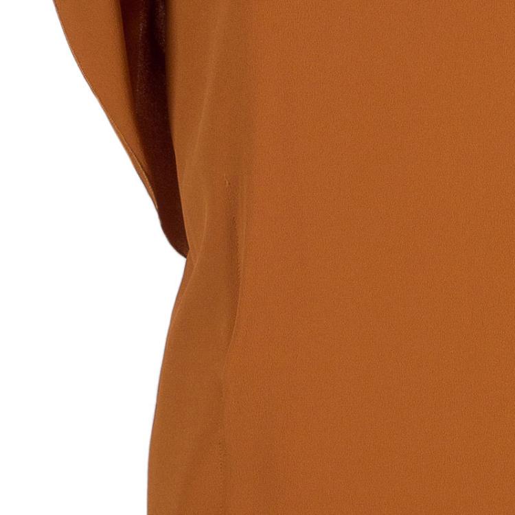 Pre Owned Philosophy di Alberta Ferretti Orange Asymmetric Top M