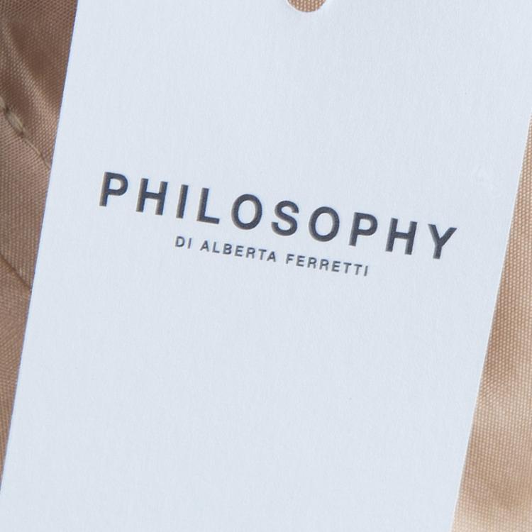 مملوكة مسبقًا Philosophy Di Alberta Ferretti Nude Studded Corset S