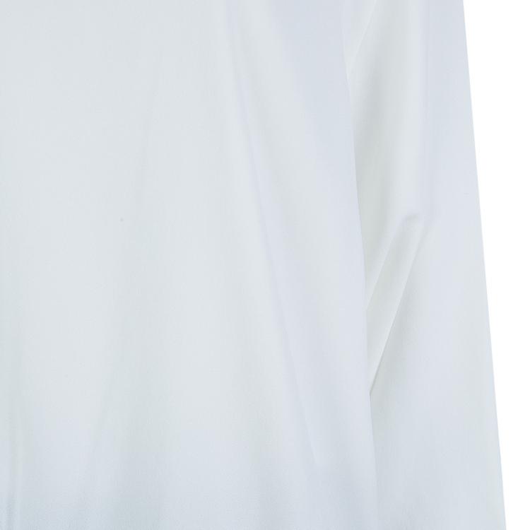 مملوكة مسبقًا Philosophy Cream Embellished Long Sleeve Crew Neck Blouse M