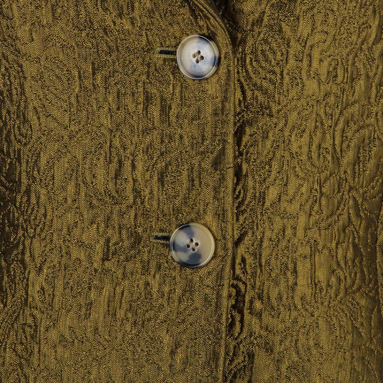 Pre Owned Philosophy di Alberta Ferretti Bronze Textured Jacket M