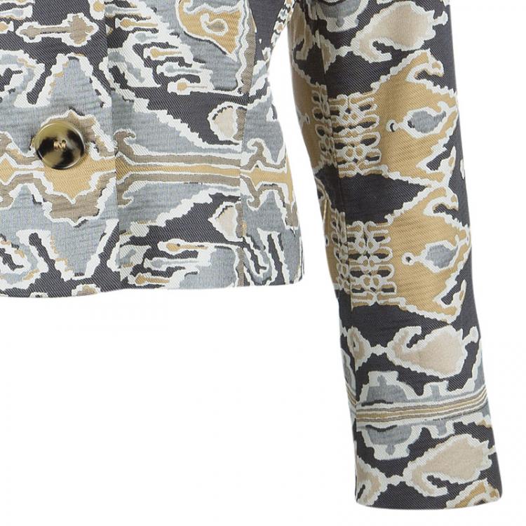 Pre Owned Philosophy di Alberta Ferretti Abstract Printed Jacket M