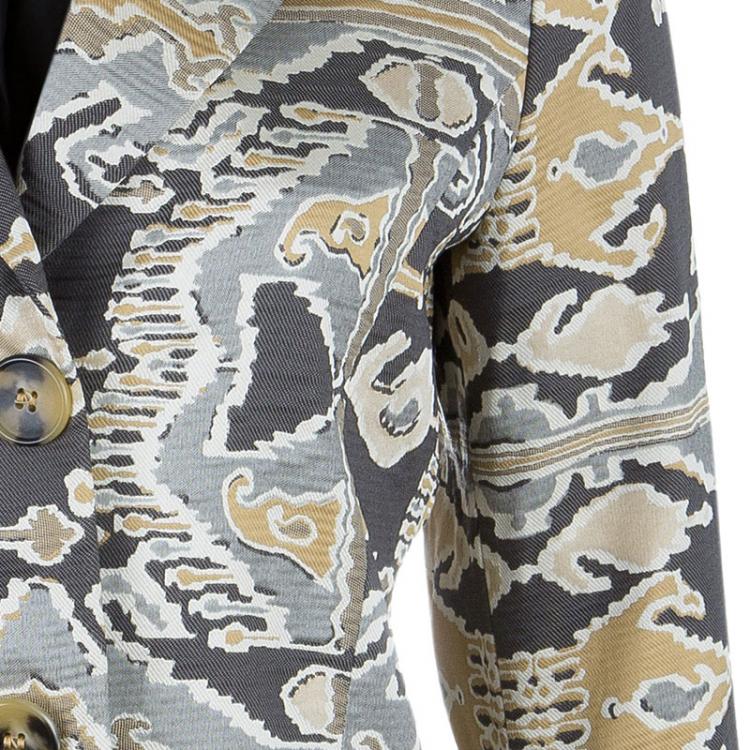 Pre Owned Philosophy di Alberta Ferretti Abstract Printed Jacket M