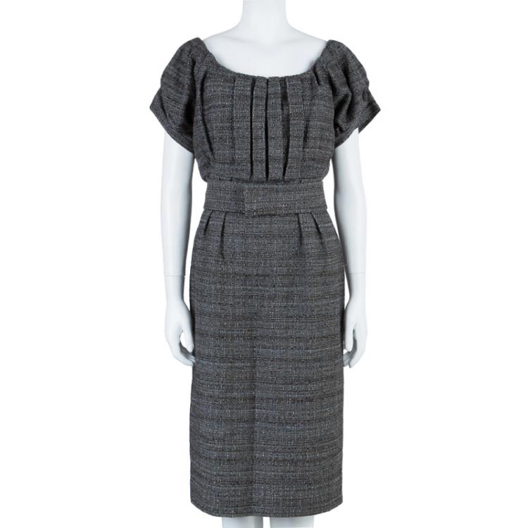 Pre Owned Philosophy di Alberta Ferretti Wool Belted Dress L