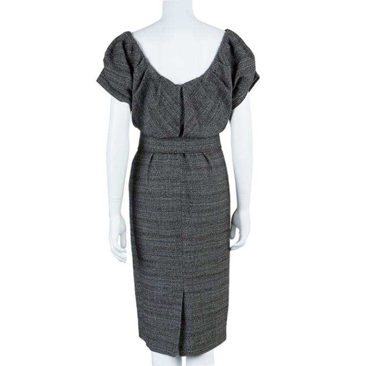 Pre Owned Philosophy di Alberta Ferretti Wool Belted Dress L