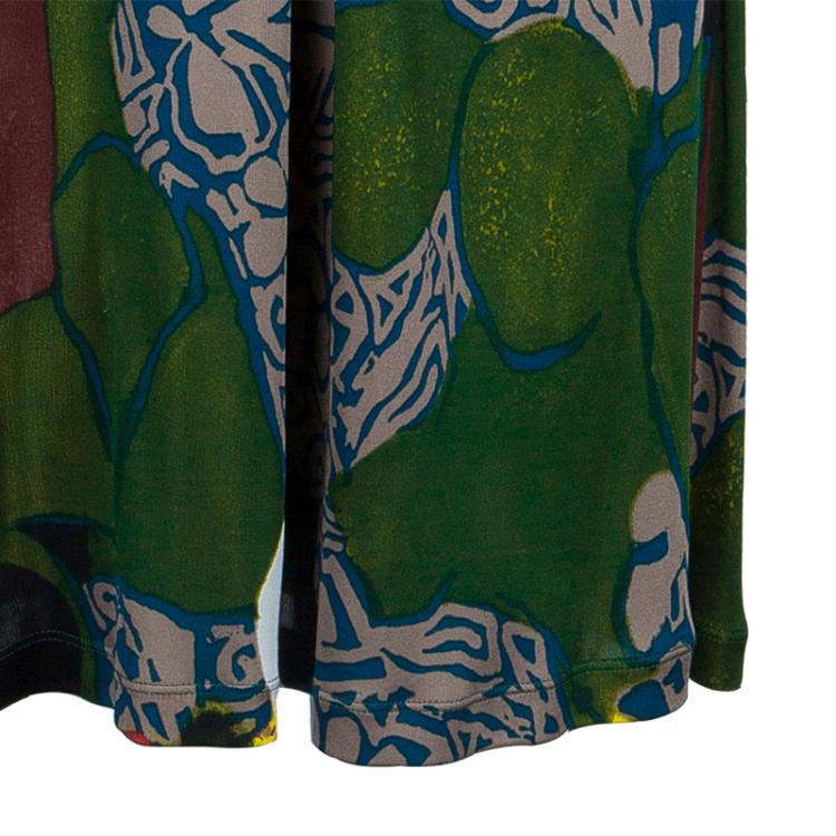 Pre Owned Philosophy di Alberta Ferretti Multicolor Print Dress S