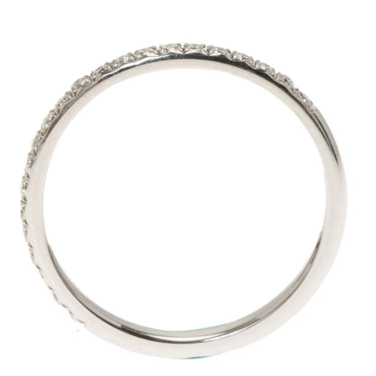 Pre Owned Piaget Wedding Diamond Platinum Ring Size 51