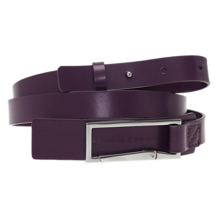 Pre Owned Porsche Design Purple Skinny Belt 85CM