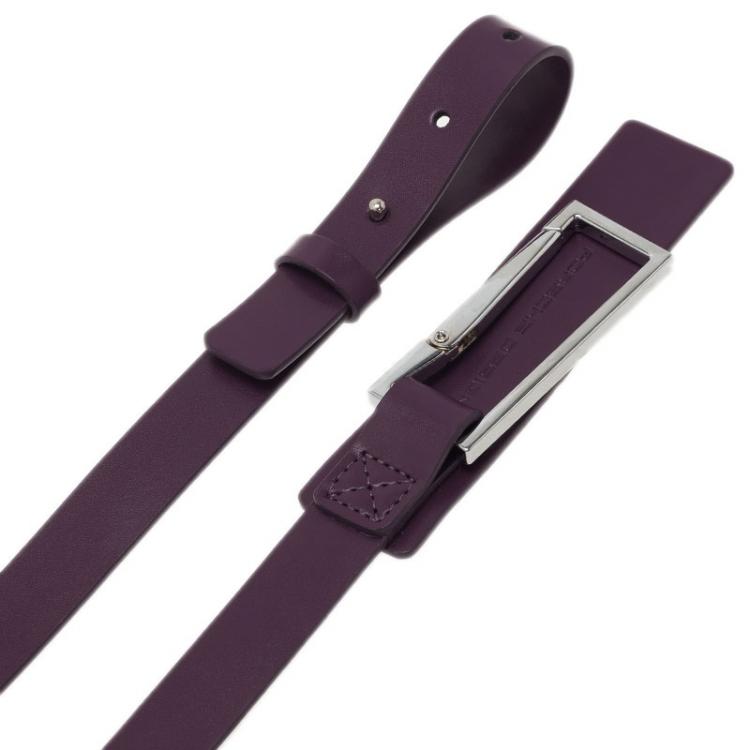 Pre Owned Porsche Design Purple Skinny Belt 85CM