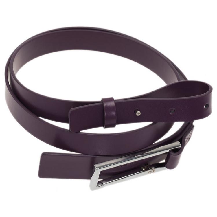 Pre Owned Porsche Design Purple Skinny Belt 85CM