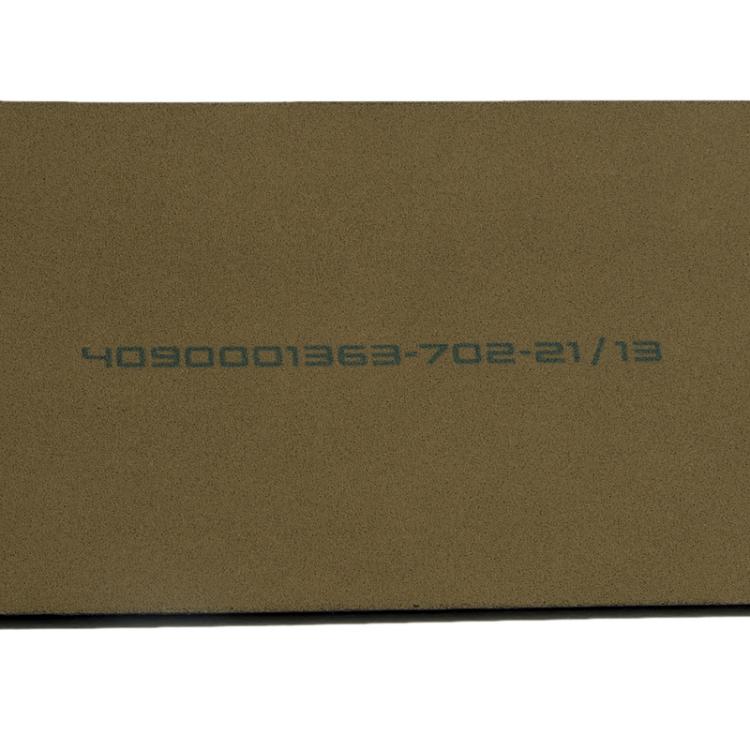 Pre Owned Porsche Design Brown Suede Logo Waist Belt 80 CM