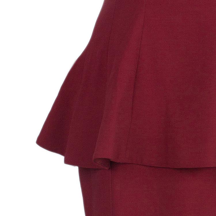 Pre Owned Prabal Gurung Peplum Dress M