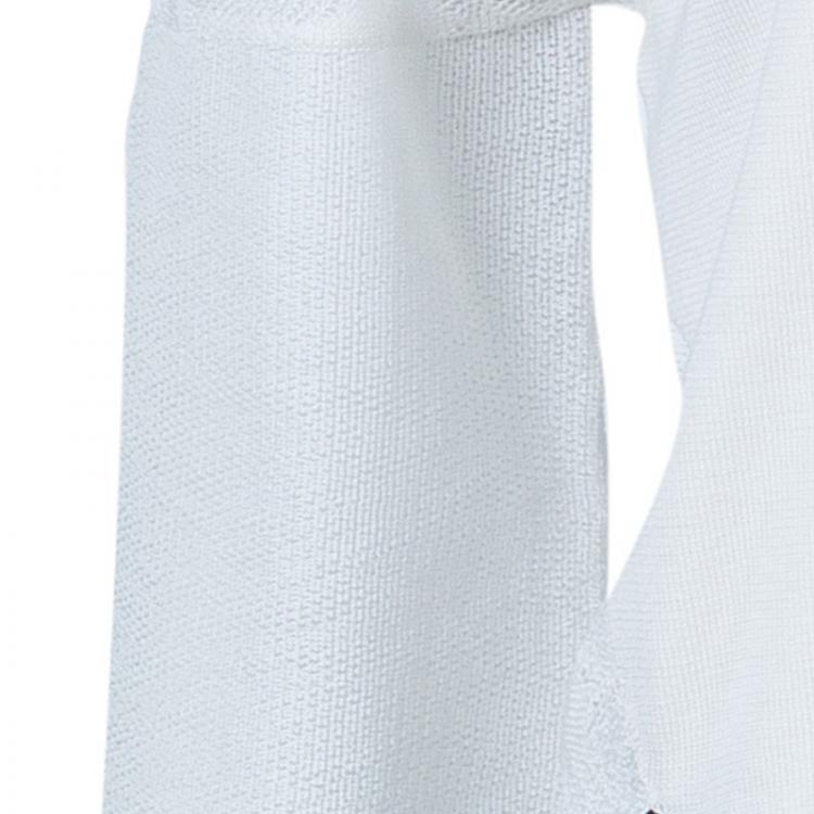 Pre Owned Prabal Gurung Monochrome Lace Top S