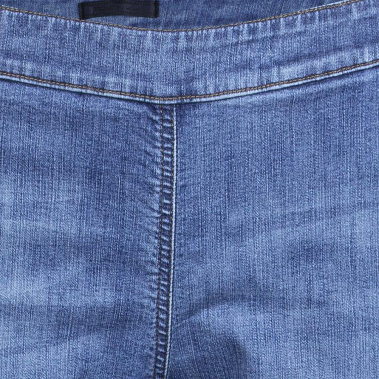Pre Owned Prada Indigo Light Wash Faded Effect Denim Skinny Jeans S/M