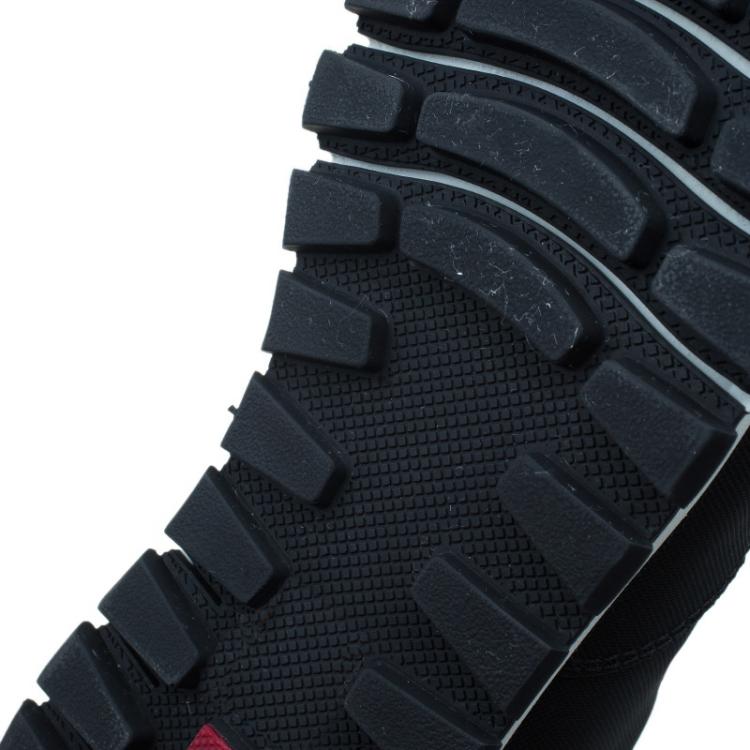 Pre Owned Prada Sport Black Nylon Slip on Sneakers Size 35.5