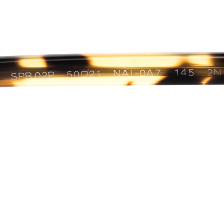 مملوكة مسبقًا Prada Brown Tortoise SPR 02P Shell Frame Sunglasses