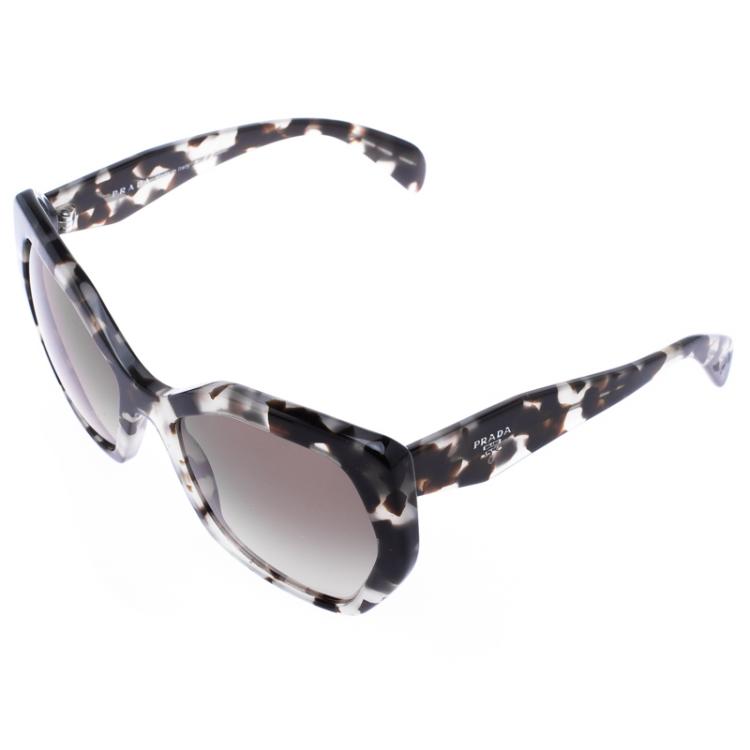 مملوكة مسبقًا Prada Brown Tortoise SPR16R Sunglasses